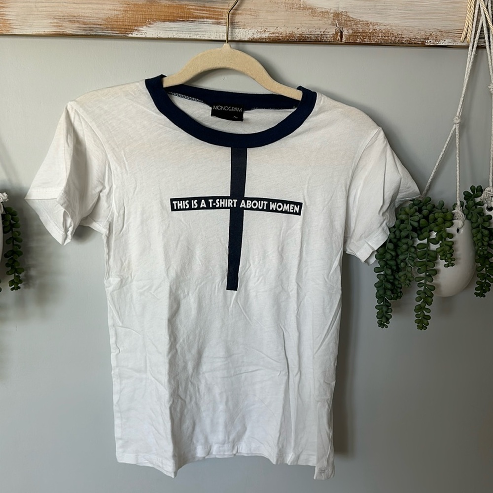 Monogram Graphic Tee Size Small - image 1